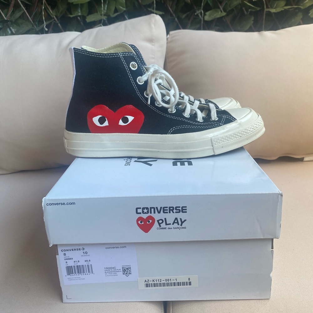 Comme Des Garçons Play Converse High Top Sneaker